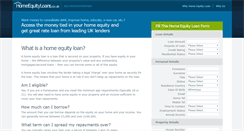 Desktop Screenshot of homeequityloans.co.uk
