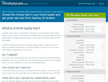 Tablet Screenshot of homeequityloans.co.uk